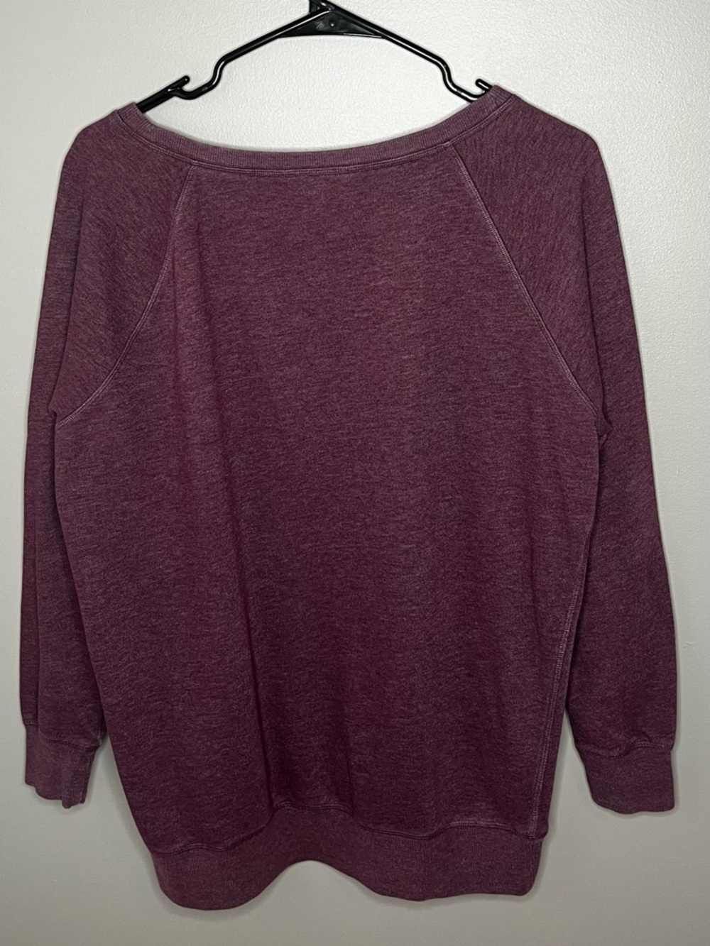 Victoria Secret Maroon Crewneck Sweatshirt Small - Picture 2 of 6